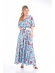 Платье артикул: 892 голубой+молочный пояс от Anastasia - вид 6