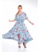Платье артикул: 892 голубой+голубой пояс от Anastasia - вид 3