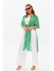 Брючный костюм артикул: 1128 зеленый (принт)/молочный от Anastasia - вид 10