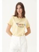 Майка,футболка артикул: 4829 желтая от Фантазия Мод - вид 1
