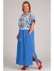 Платье артикул: 6533-синий+полоска от Таир-Гранд - вид 1