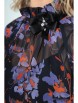 Блузка артикул: Блузка 11240 черное в цветы от LeNata - вид 5
