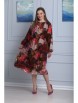 Нарядное платье артикул: 642 красные цветы от Anelli - вид 1