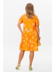 Платье артикул: М-175 оранжевое от Мублиз - вид 2