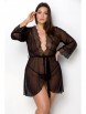 Пеньюар артикул: Amberly peignoir Black от Passion size plus - вид 1