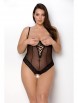 Боди артикул: North body Black от Passion size plus - вид 1