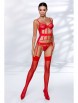 Корсет артикул: Kyouka corset Red от Passion lingerie - вид 1