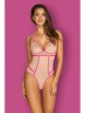 Боди артикул: Nudelia teddy Pink от Obsessive - вид 1