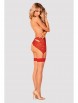 Чулки артикул: S 814 stockings Red от Obsessive - вид 2