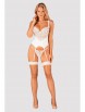 Чулки и колготки артикул: S 814 stockings White от Obsessive - вид 3