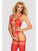 Боди артикул: G 313 bodystocking Red от Obsessive - вид 1