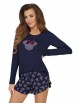 Пижама артикул: Mouse II 1/2 pyjamas Dark Blue от Donna - вид 1