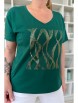 Майка,футболка артикул: 2228 зеленый от Rumoda - вид 3