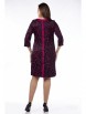 Нарядное платье артикул: 2142 черный с малиновым от LadyStyleClassic - вид 2