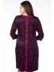 Нарядное платье артикул: 2142 черный с малиновым от LadyStyleClassic - вид 4