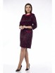 Нарядное платье артикул: 2142 черный с малиновым от LadyStyleClassic - вид 5