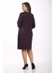 Платье артикул: 1758/6 черный с малиновым от LadyStyleClassic - вид 2